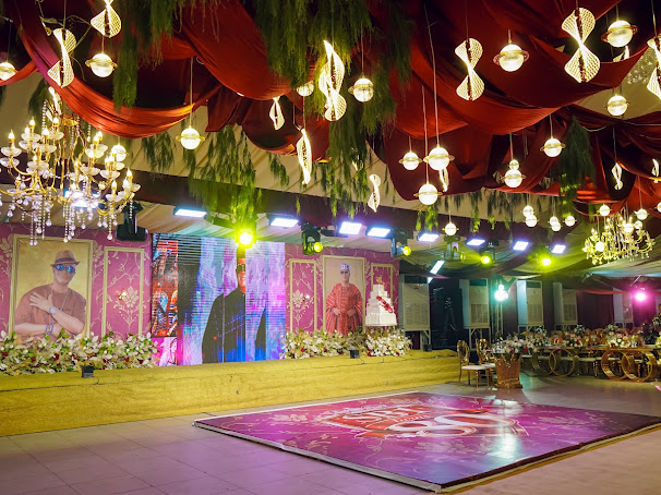 Milestone celebration stage design